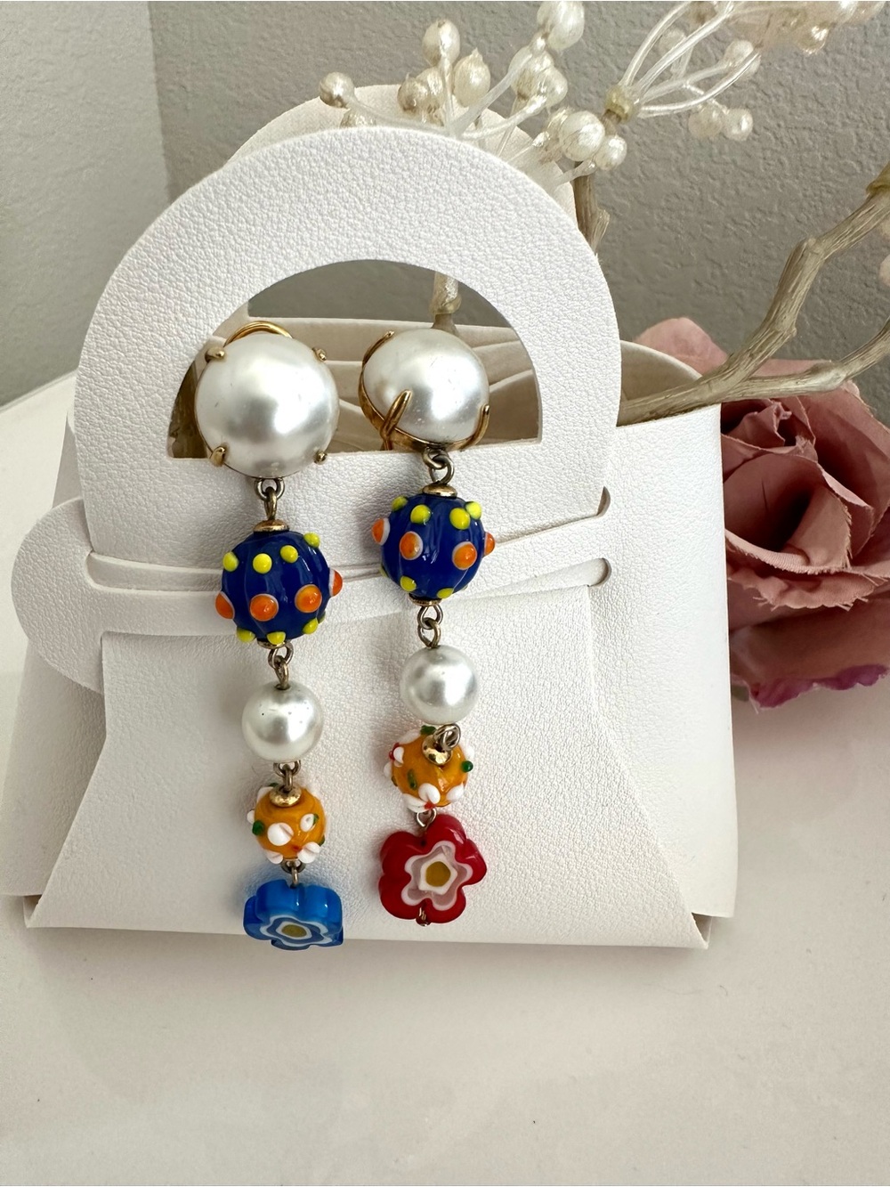 Lele Sadoughi Fiore Linear Earrings